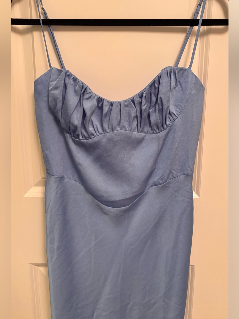 Park and Fifth Bridesmaid Dress - Light Blue Satin - Picture 2 of 5